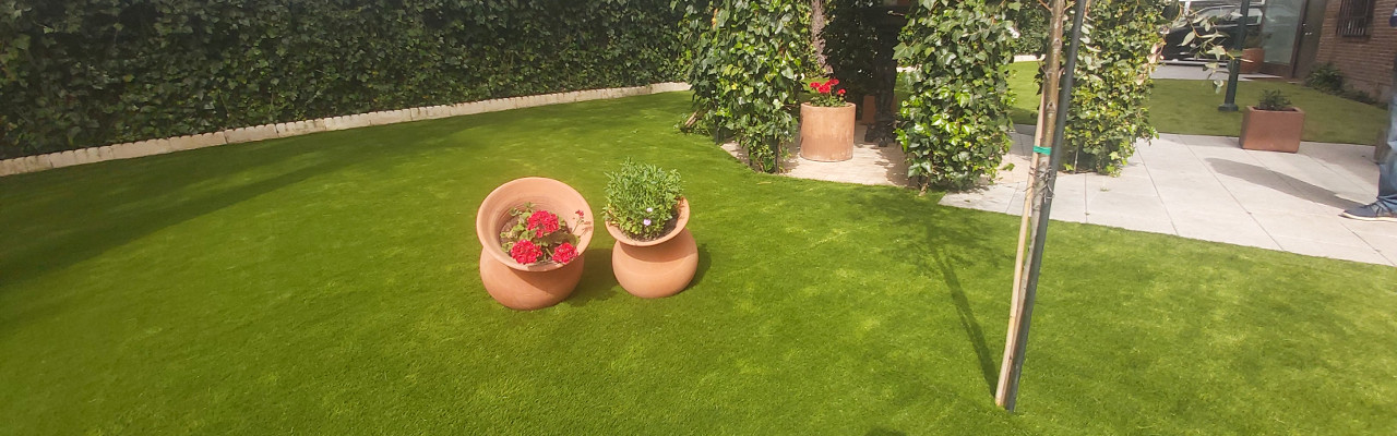 Césped artificial infantil en Collado Villalba