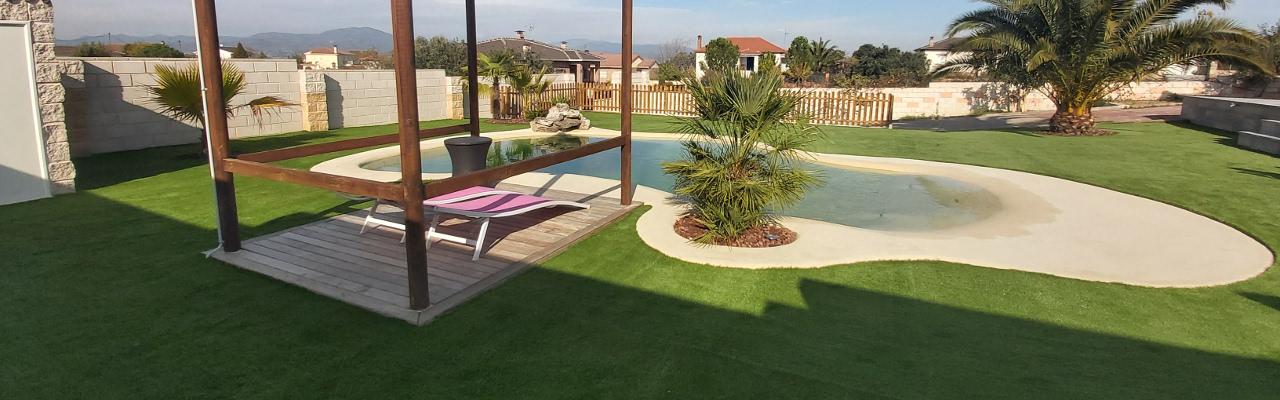Césped artificial para piscinas en Collado Villalba